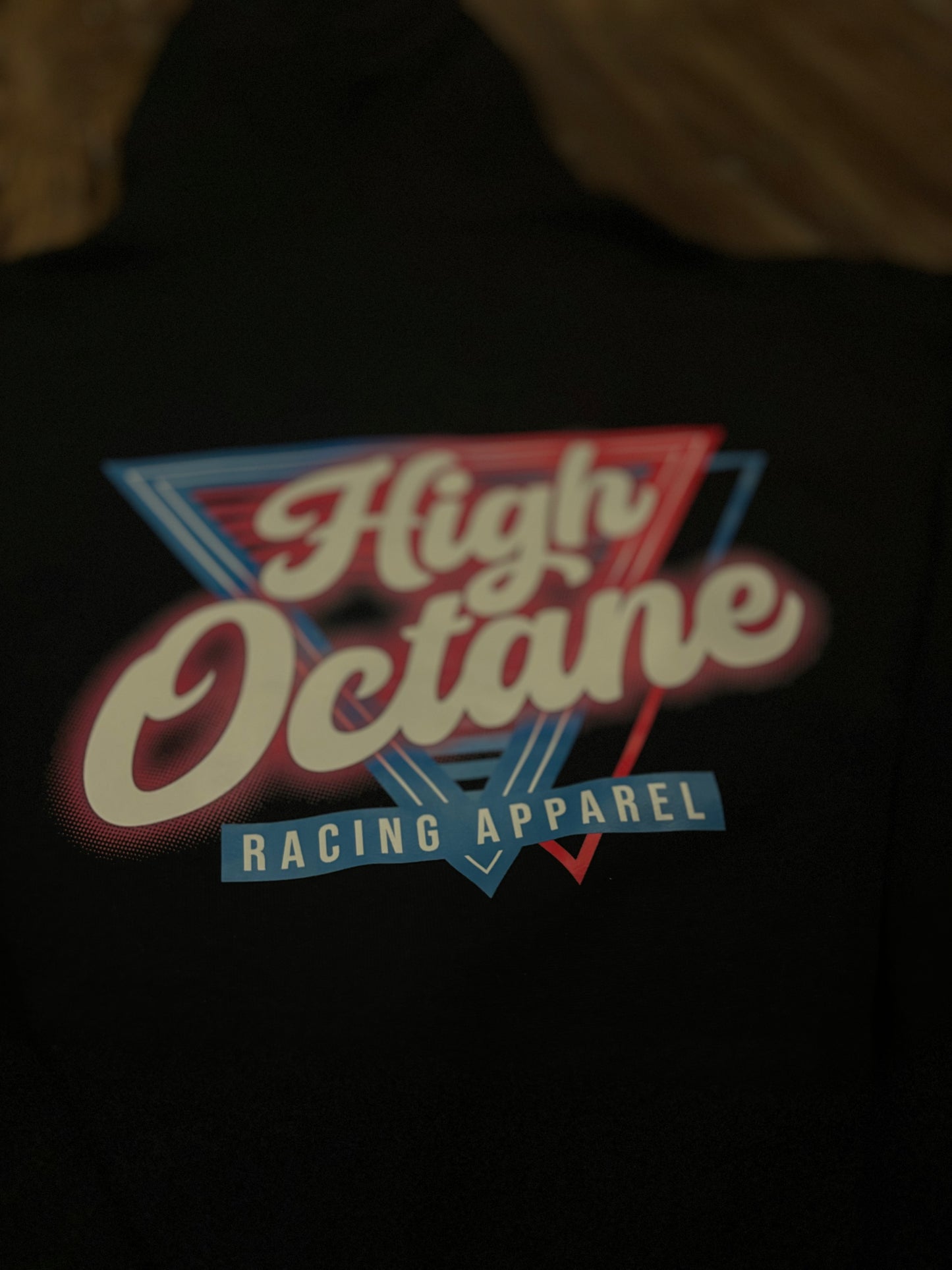 Retro Octane Multicolor Black Hoodie