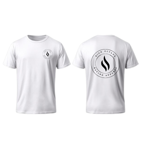 Circle Octane Short Sleeve White Tee