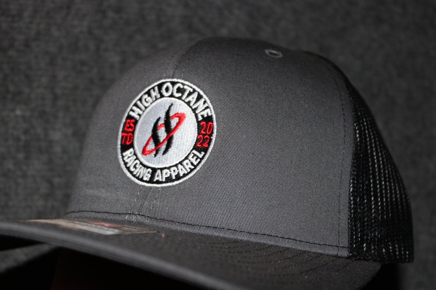 Circle Flame Octane Grey & Black Richardson 112 Hat