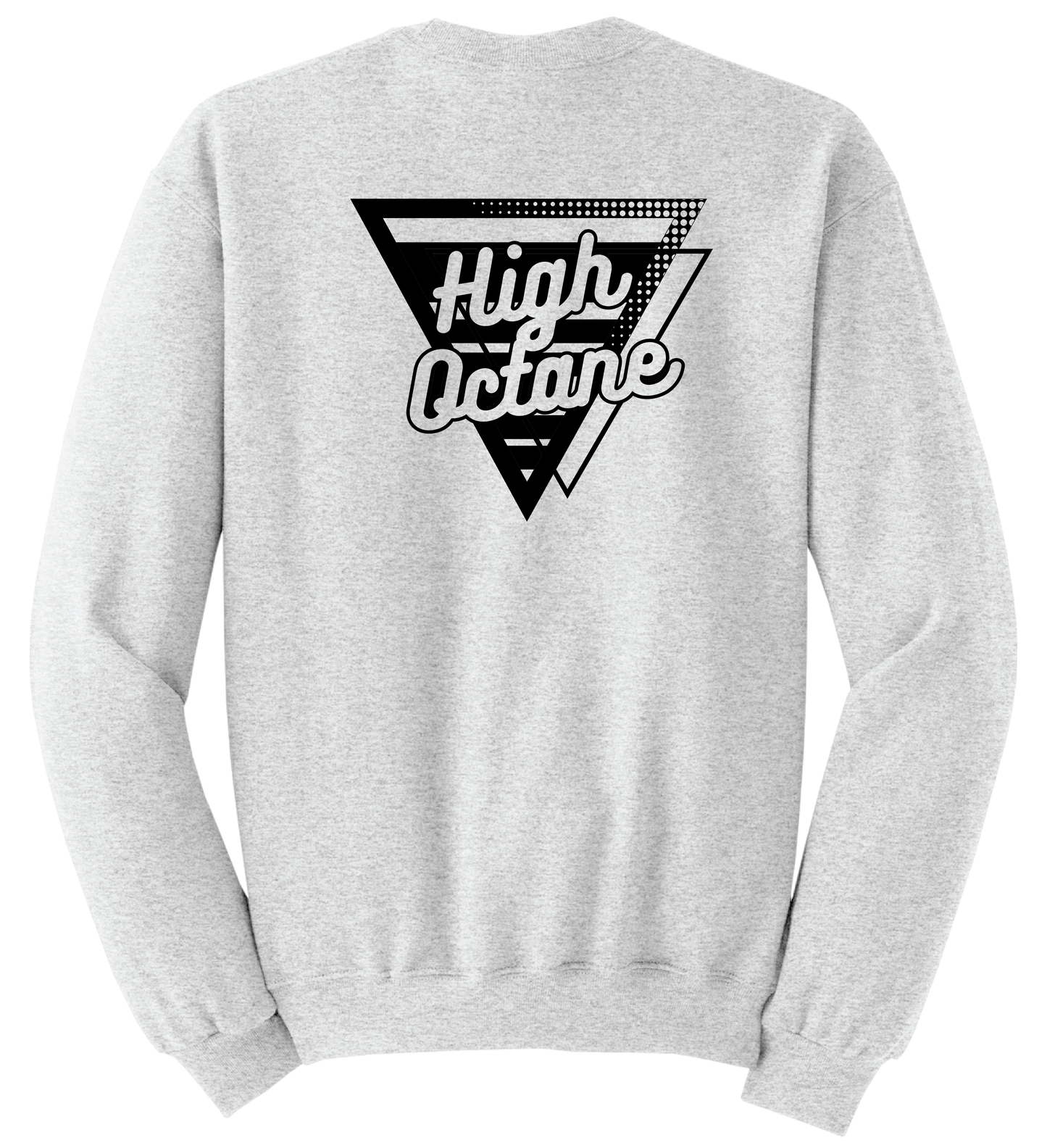 Retro Octane Ash Grey Crewneck