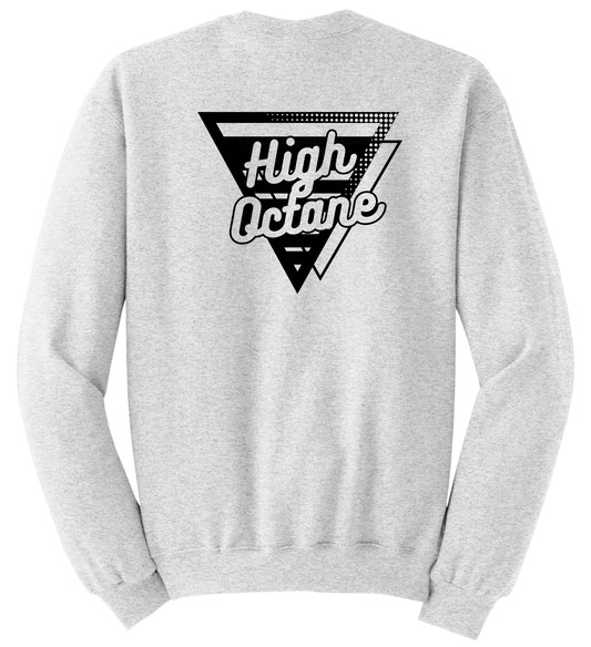 Retro Octane Ash Grey Crewneck