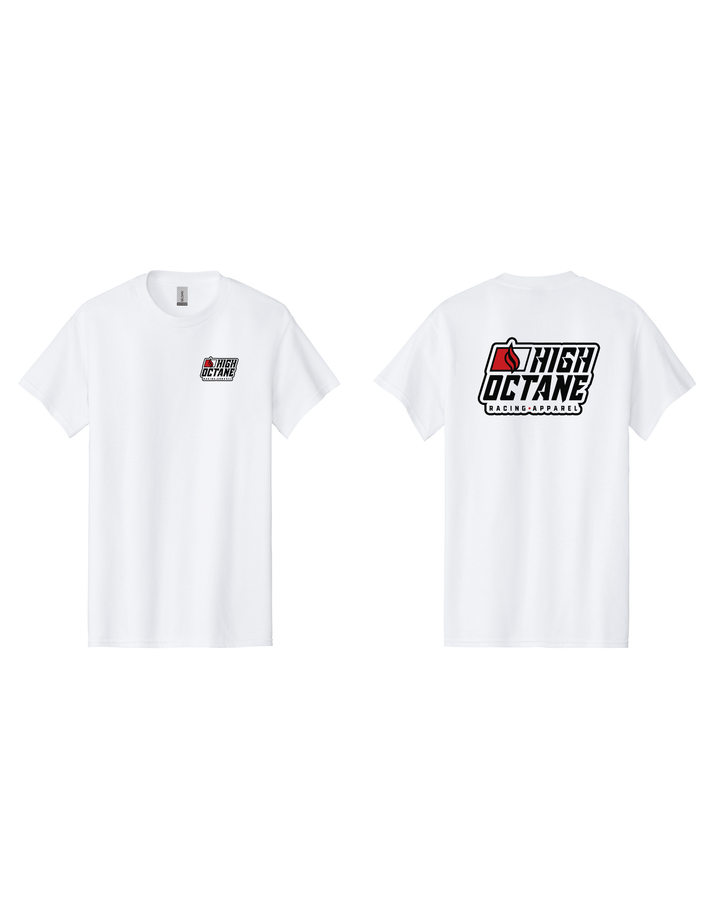 Octane Block White Tee