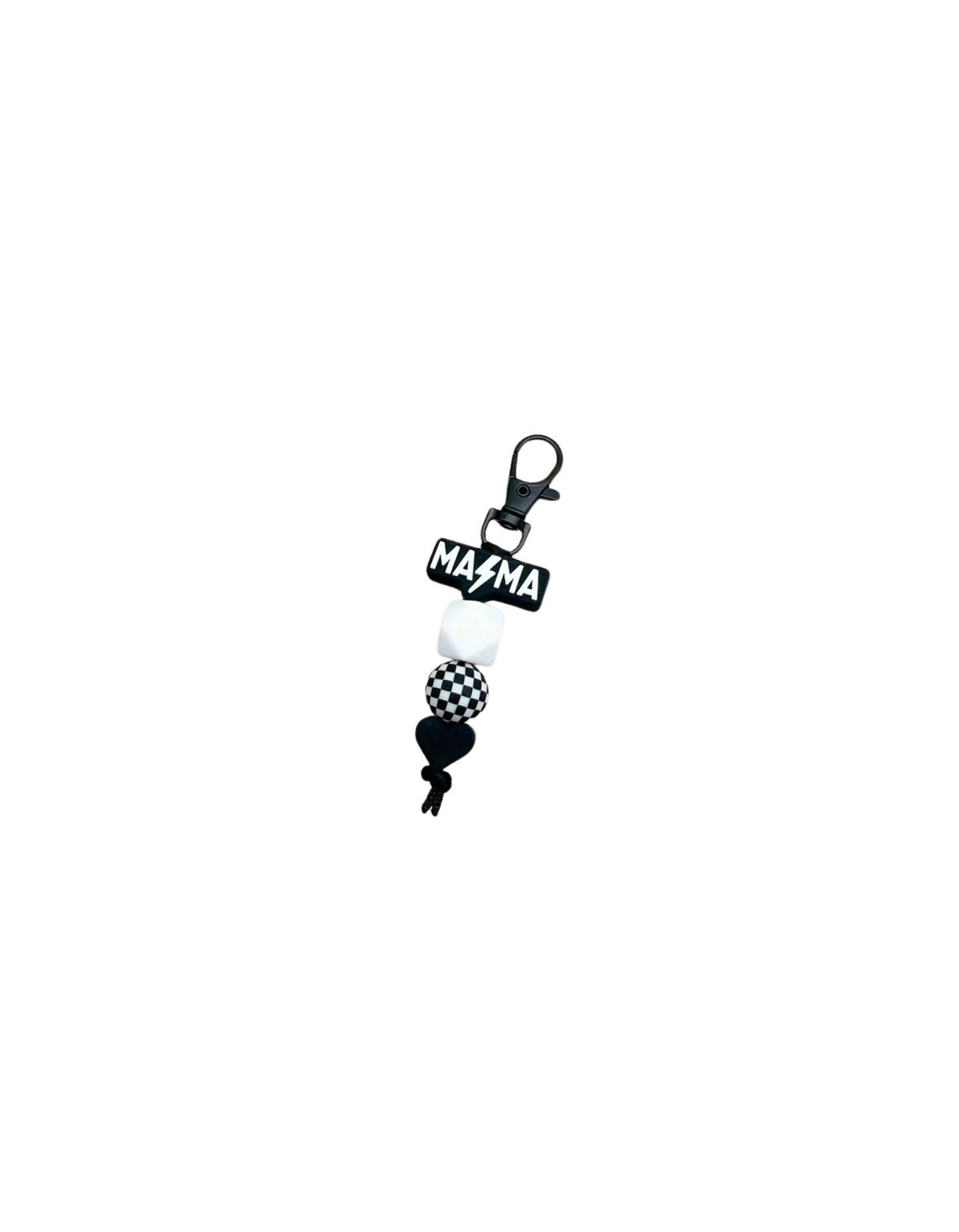 Checkered Mama Small Key Chain